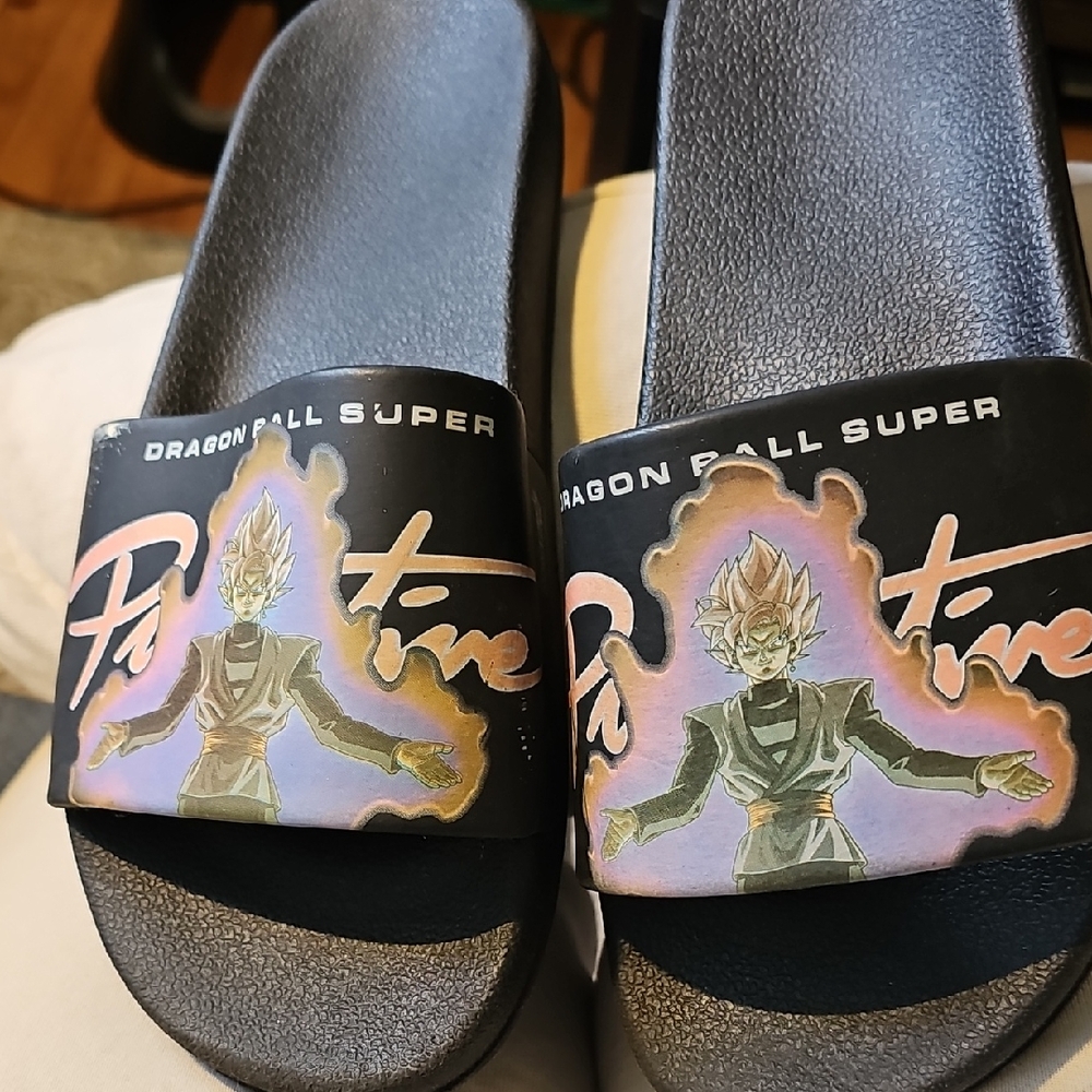 Dragon Ball Super Black Character Slide Sandals
